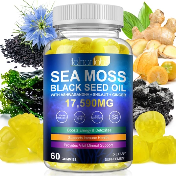 Seamoss black seed oil gummies