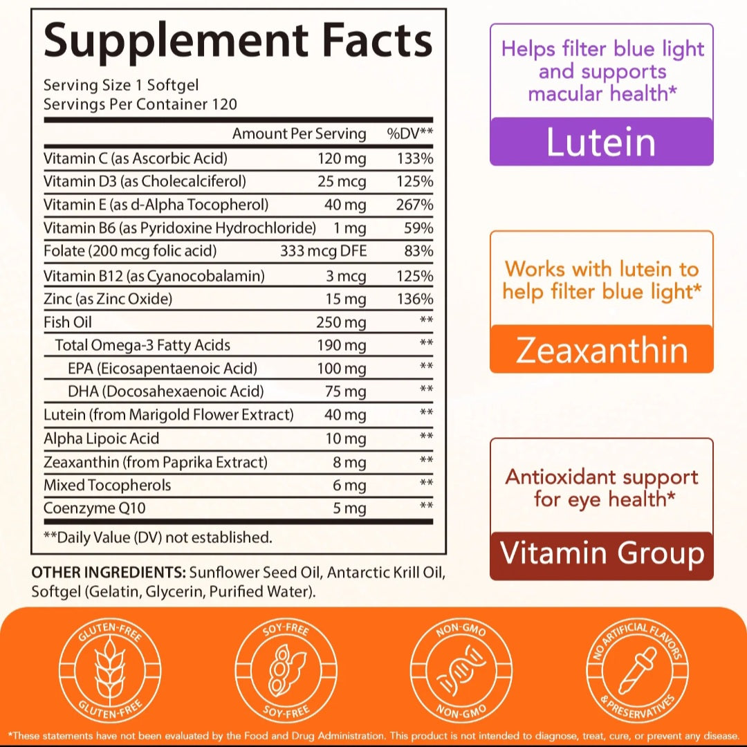 LUTEIN &ZEAXANTHIN