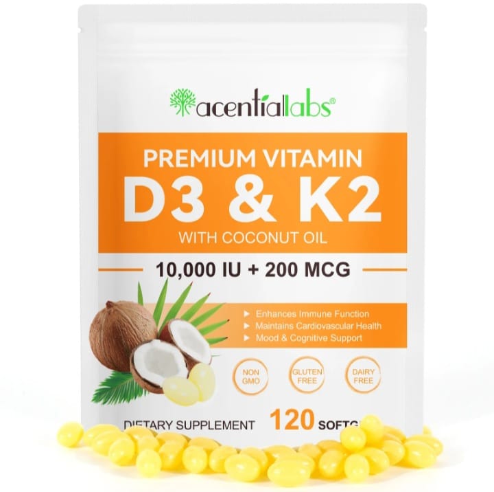 D3 & K2 W/COCONUT OIL