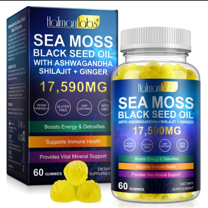 Seamoss black seed oil gummies