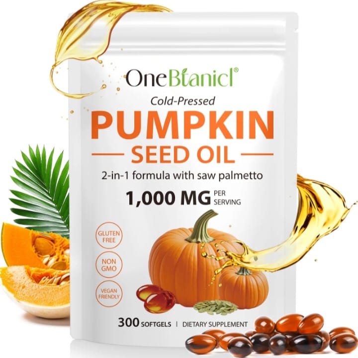PUMPKIN SEED OIL W/SAW PALMETTO $60.00