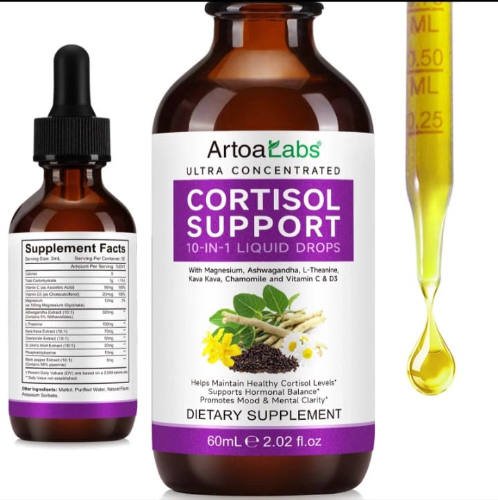 CORTISOL SUPPORT 10 in 1 LIQUID DROPS