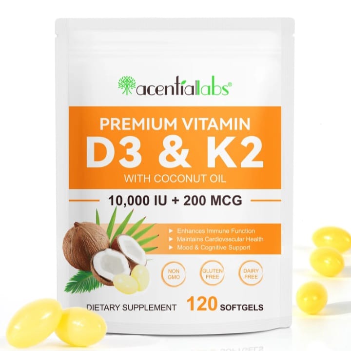 D3 & K2 W/COCONUT OIL